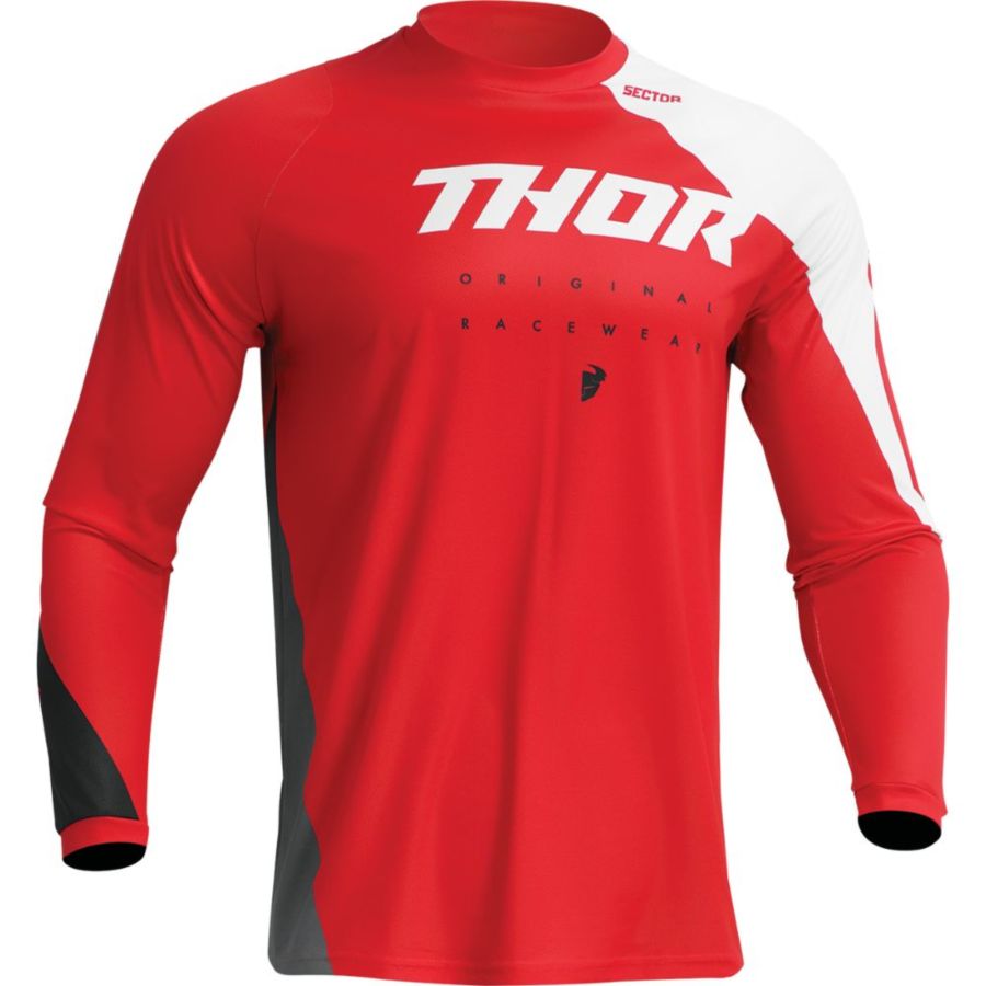 Bluza THOR sector edge rd/wh S