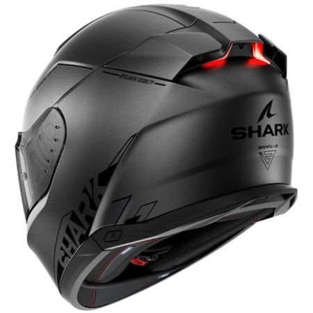 Kask integralny shark skwal i3Mat Anthracite Black