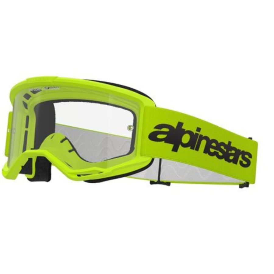 Gogle ALPINESTARS Vision 3 Wordmark Żółte Fluo z P