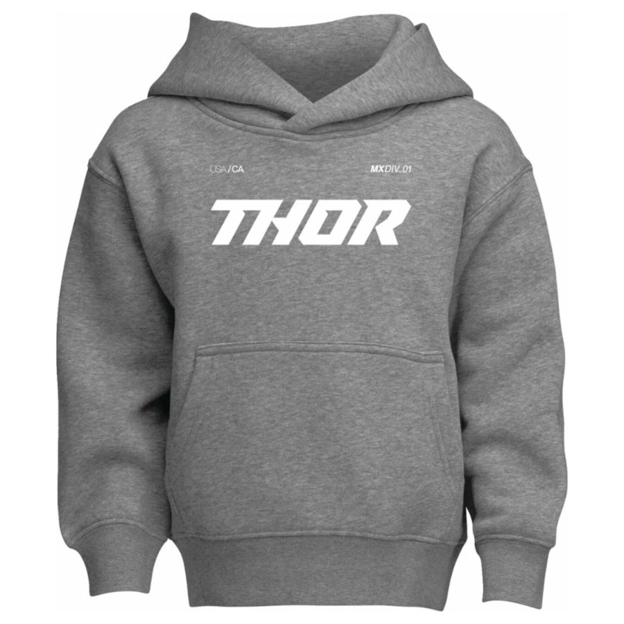 Bluza casual THOR youth brave htr gray S