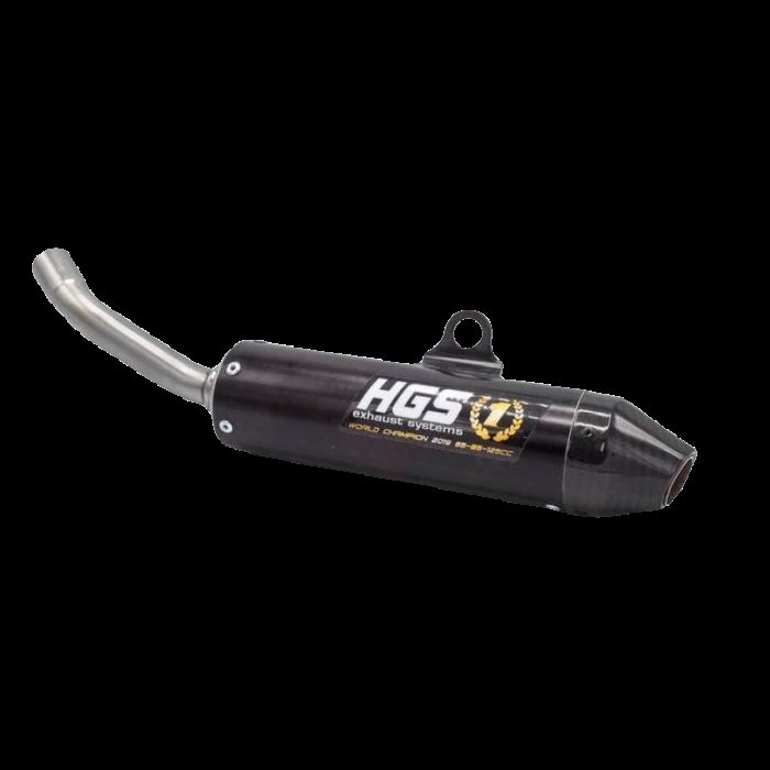 Tłumik HGS black with ca tip 2T racing KTM125 23- Tłumik HGS black with ca tip 2T racing KTM125 23-