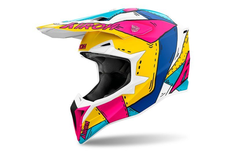 Kask AIROH WRAAAP Reloaded YELLOW MATT 2XS