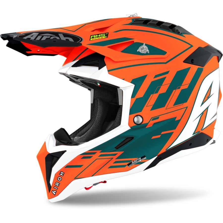 Kask AIROH AVIATOR 3 Rampage ORANGE GLOSS S