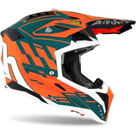 Kask AIROH AVIATOR 3 Rampage ORANGE GLOSS S