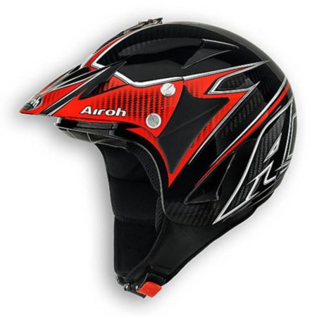 Kask AIROH Trial Evergreen CARBON DESIGN S