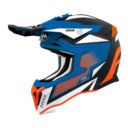 Kask AIROH STRYCKER Axe ORANGE-BLUE MATT.XL