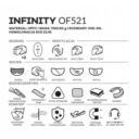 Kask LS2 OF521 infinity solid white XS