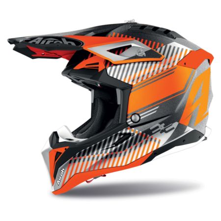 Kask AIROH AVIATOR 3 wave orange matt L