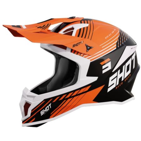 Kask SHOT lite fury black orange gloss m