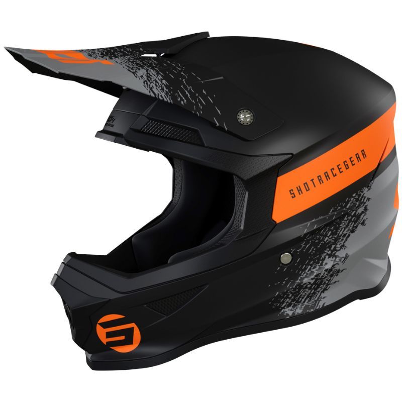 Kask SHOT furious roll black orange matt XS