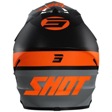 Kask SHOT furious roll black orange matt XS