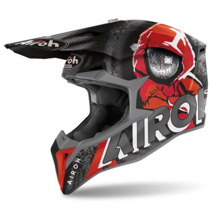Kask AIROH WRAAP Alien RED MATT 2XL