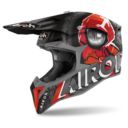 Kask AIROH WRAAP Alien RED MATT 2XL