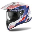 Kask AIROH COMMANDER Boost WHITE/BLUE GLOSS XXL
