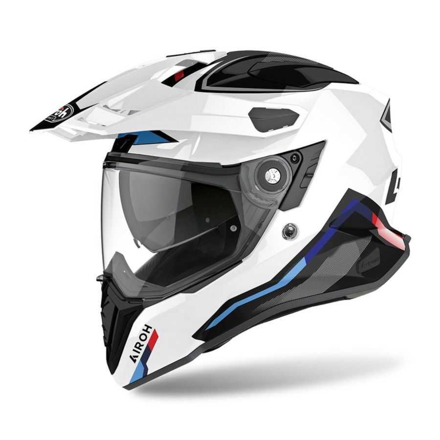 Kask AIROH COMMANDER Factor WHITE GLOSS L Kask AIROH COMMANDER Factor WHITE GLOSS L