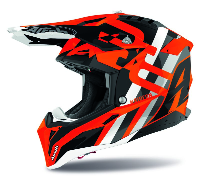 Kask AIROH AVIATOR 3 RAINBOW ORANGE MATT 2XL