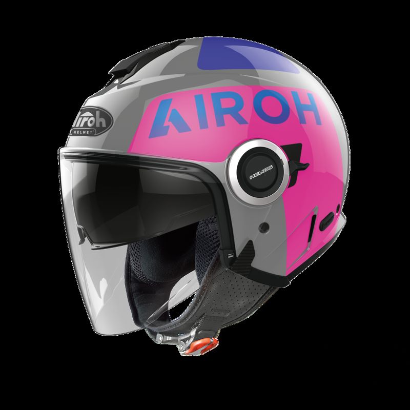 Kask AIROH HELIOS UP PINK GLOSS L Kask AIROH HELIOS UP PINK GLOSS L