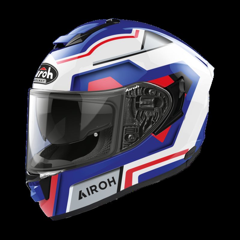 Kask AIROH ST 501 Square BLUE/RED GLOSS 2XL