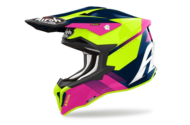 Kask AIROH STRYCKER Blazer BLUE/PINK L