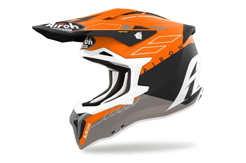 Kask AIROH STRYCKER Skin ORANGE MATT L