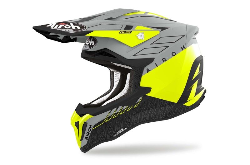 Kask AIROH STRYCKER Skin YELLOW MATT L