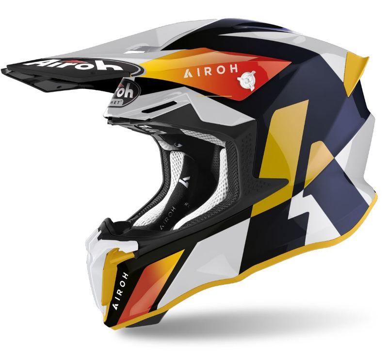Kask AIROH TWIST 2.0 Lift WHITE/BLUE 2XL