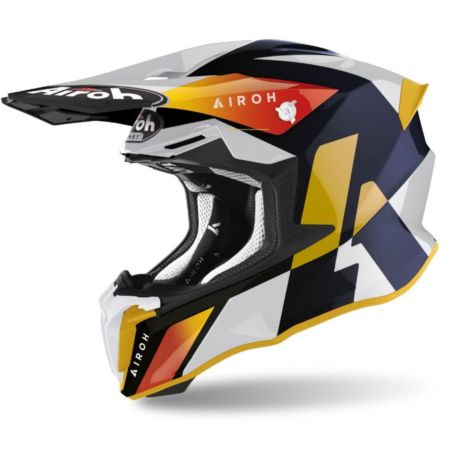 Kask AIROH TWIST 2.0 Lift WHITE/BLUE 2XL