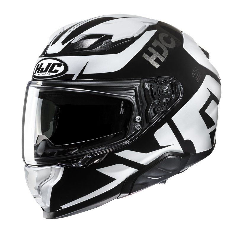Kask HJC f71 bard mc5 biało/czarny 2xl