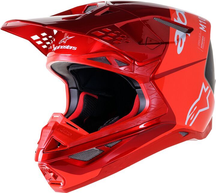 Kask ALPINESTARS sm10 flood red l