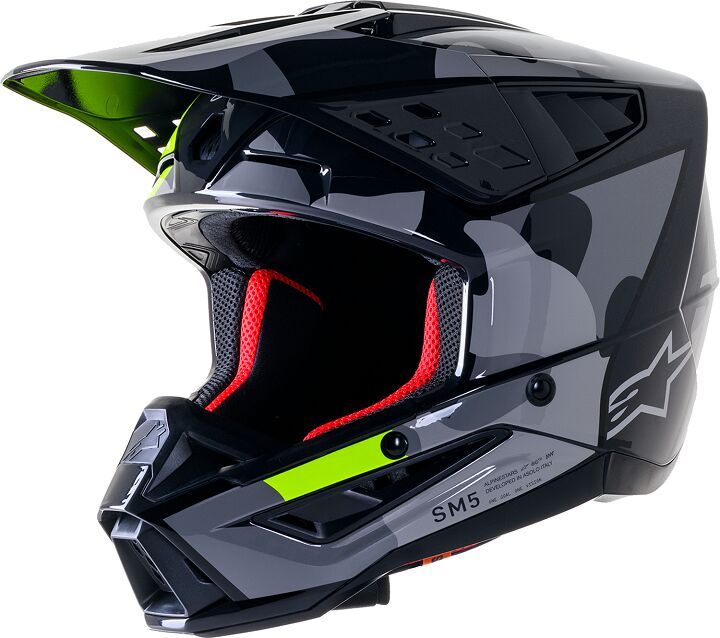 Kask ALPINESTARS sm5 rov2 gy/ylw l