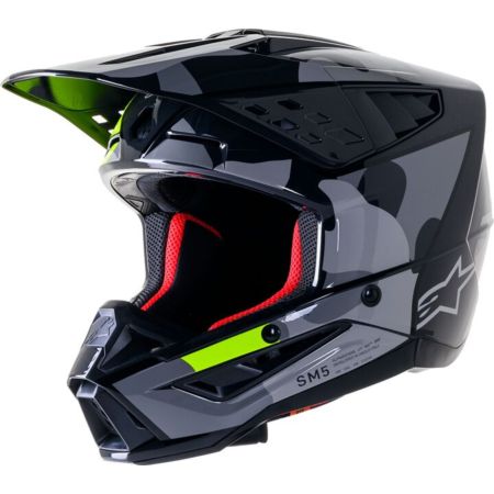 Kask ALPINESTARS sm5 rov2 gy/ylw l