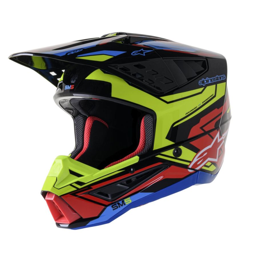 Kask ALPINESTARS sm5 act2 bk/y/r l