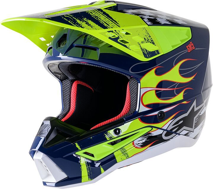 Kask ALPINESTARS sm5 rash nv/yl 2xl