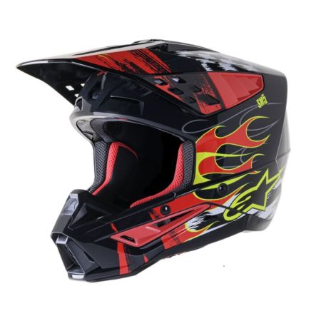 Kask ALPINESTARS sm5 rash red/g 2xl