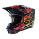 Kask ALPINESTARS sm5 rash red/g 2xl
