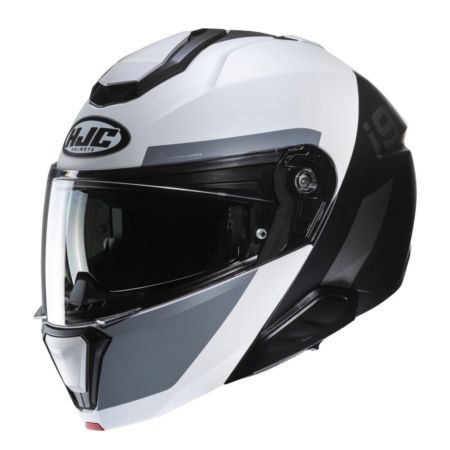 Kask HJC i91 bina mc5sf biało/czarny l