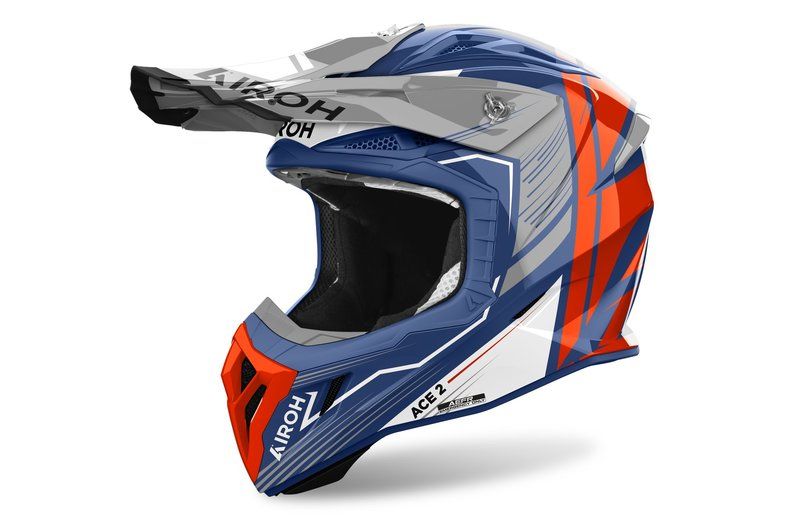 Kask AIROH AVIATOR Ace 2 ENGINE CERULEAN GLOSS L