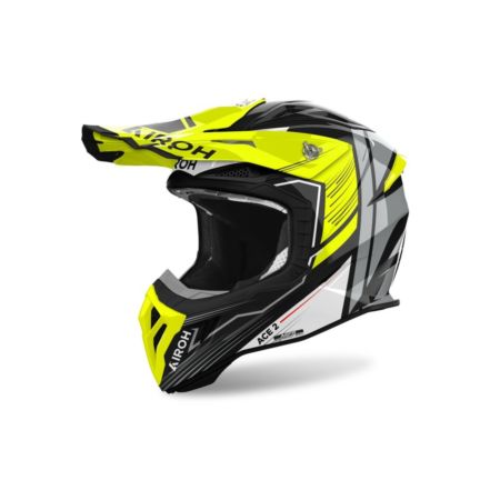Kask AIROH AVIATOR Ace 2 ENGINE YELLOW GLOSS L