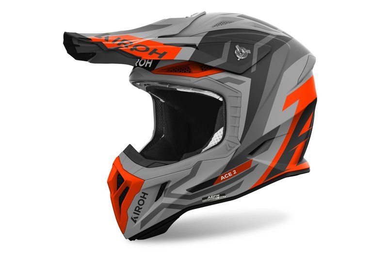 Kask AIROH AVIATOR Ace 2 Ground ORANGE MATT L