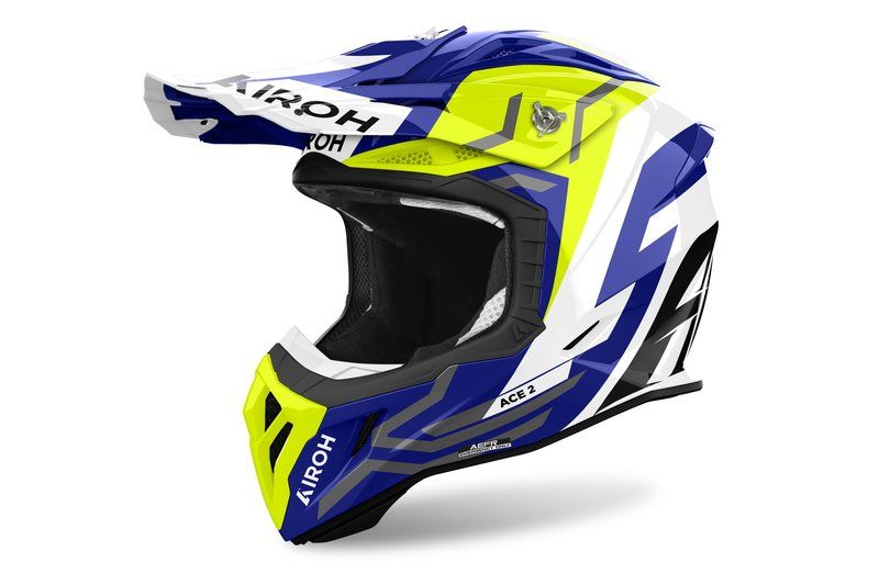 Kask AIROH AVIATOR Ace 2 Ground YELLOW GLOSS L
