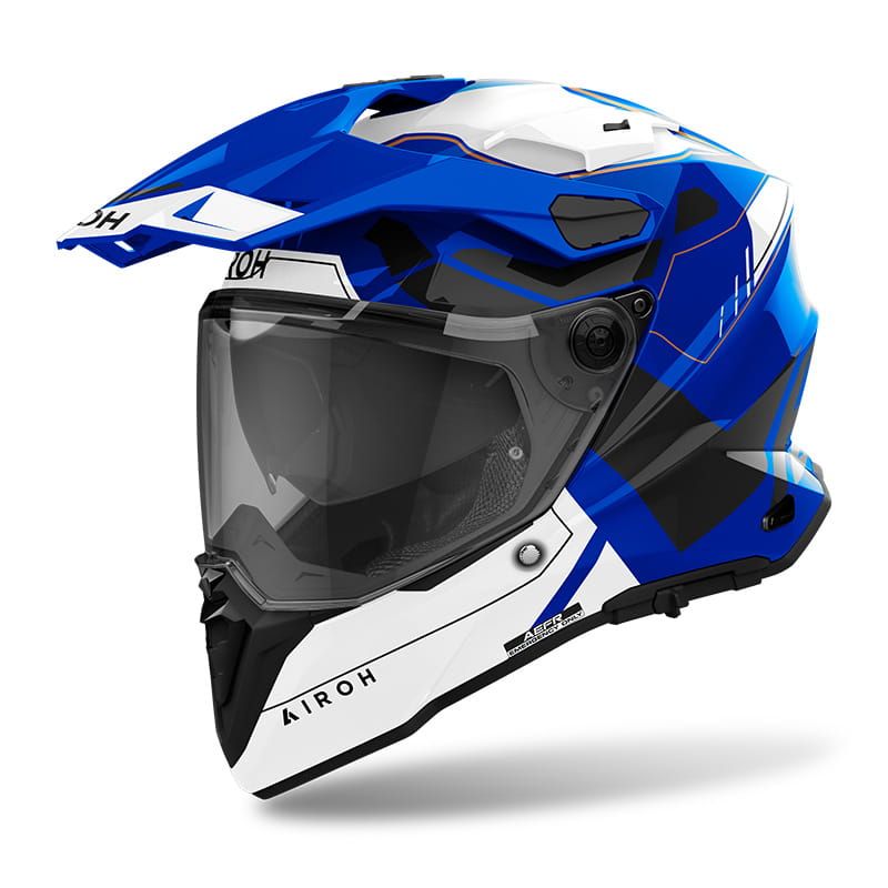 Kask AIROH COMMANDER 2 Reveal BLUE GLOSS L