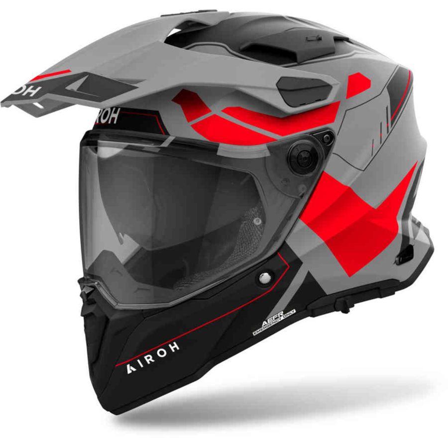 Kask AIROH COMMANDER 2 Reveal RED FLUO MATT L