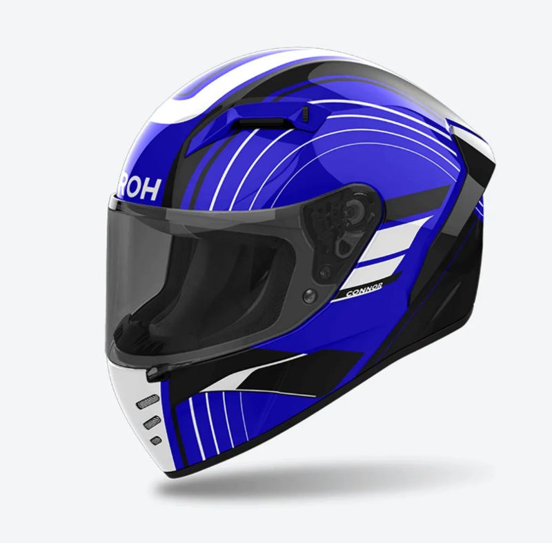 Kask AIROH CONNOR ACHIEVE BLUE GLOSS XXL