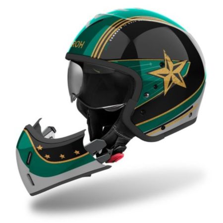 Kask AIROH J 110 COMMAND MINT GREEN GLOSS XXL