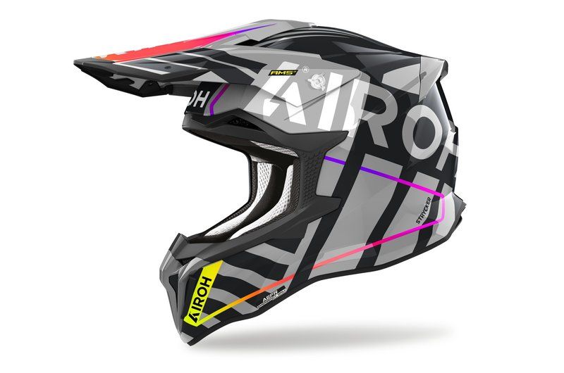 Kask AIROH STRYCKER BRAVE SZARY L