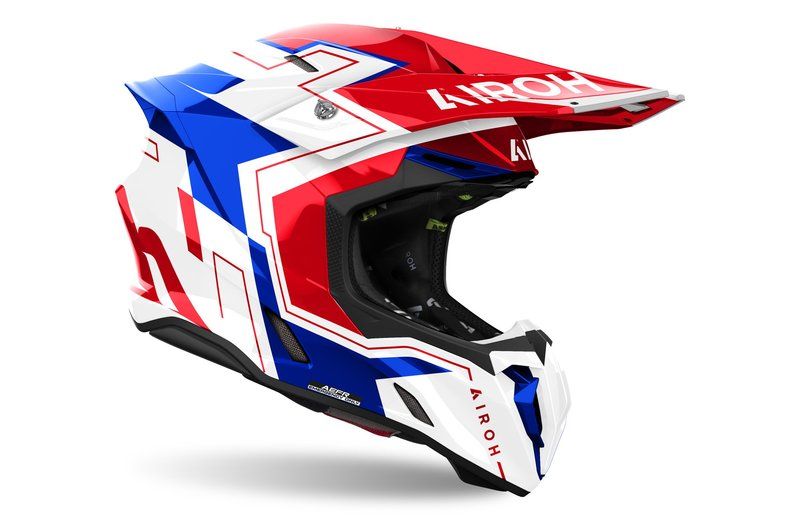 Kask AIROH TWIST 3 Dizzy BLUE/RED GLOSS 2XL