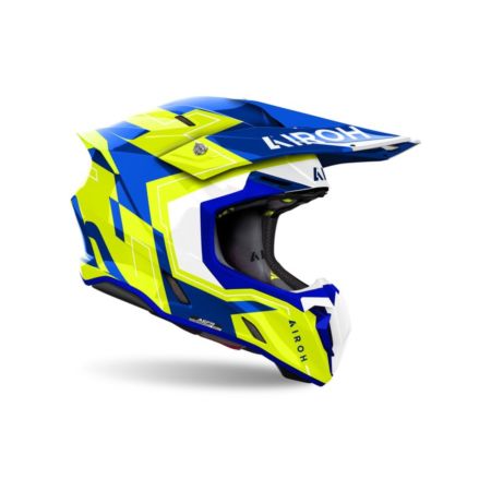 Kask AIROH TWIST 3 Dizzy BLUE/YELLOW GLOSS 2XL