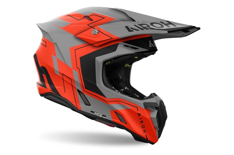 Kask AIROH TWIST 3 Dizzy ORANGE FLUO MATT 2XL