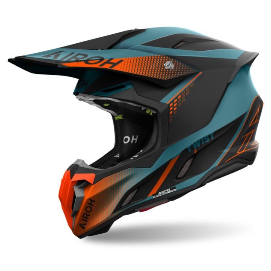 Kask AIROH TWIST 3 Shard ORANGE MATT 2XL