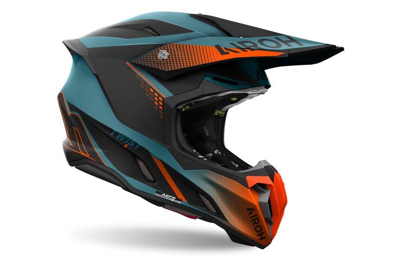 Kask AIROH TWIST 3 Shard ORANGE MATT 2XL